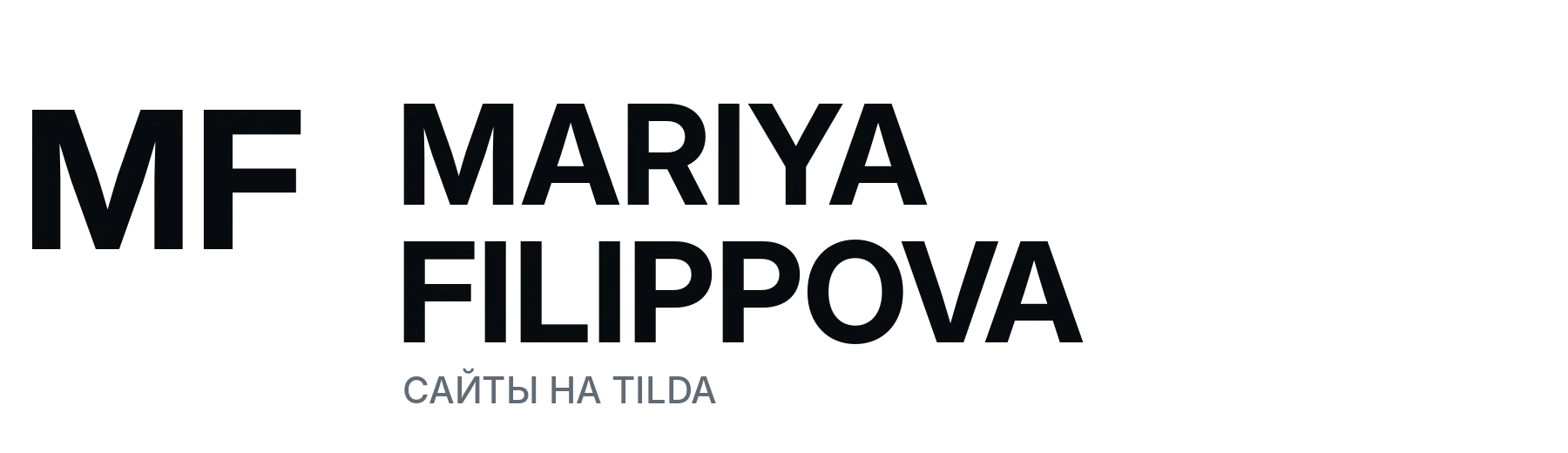 Mariya Filippova — сайты на Tilda