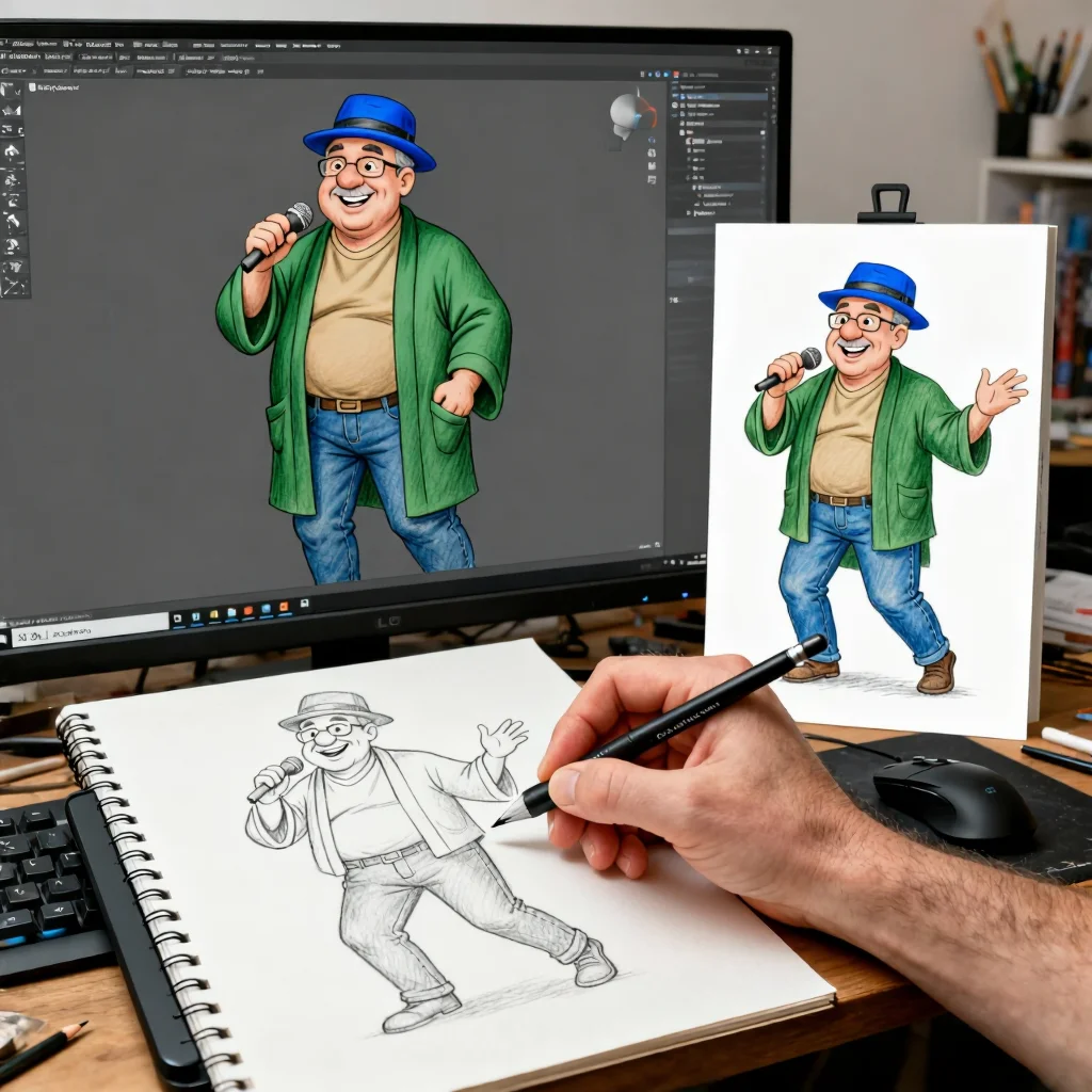 Пример 2D-иллюстрации